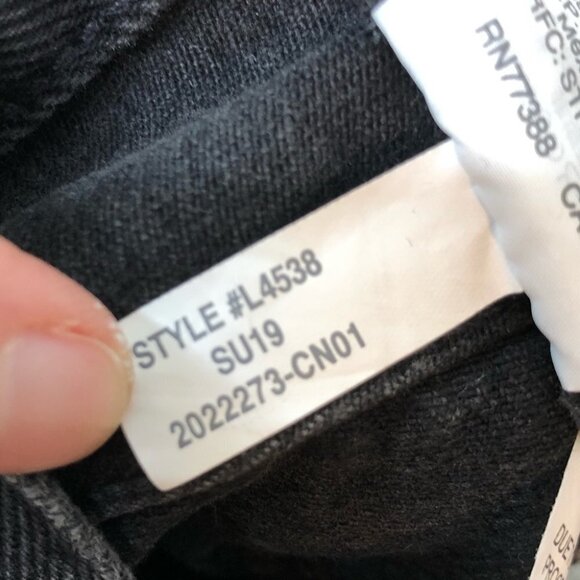 Madewell Rigid Denim A-Line Mini Skirt Lunar Wash Button-Front Edition Size 25 - Picture 9 of 10